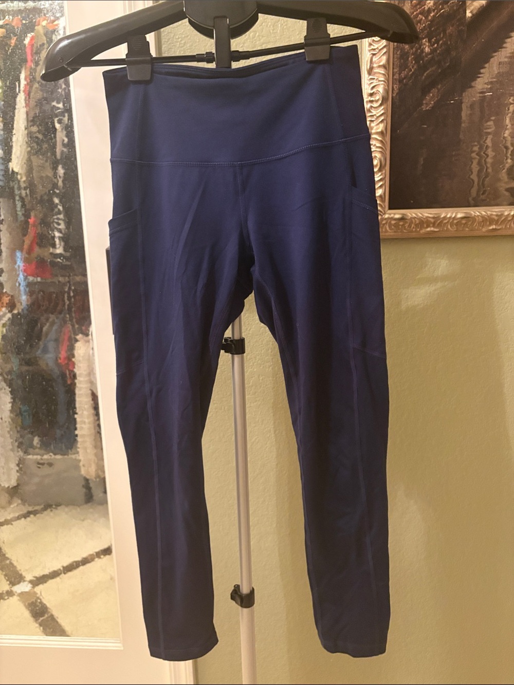 Zella Deep Blue High-Waist Pocket Leggings